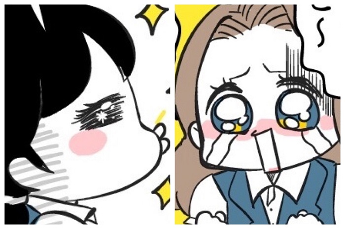 だら先輩とギャルちゃん（漫画:若林杏樹）