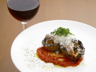 定番グラタンをおつまみ風に「クルクルと丸めたグラタン」