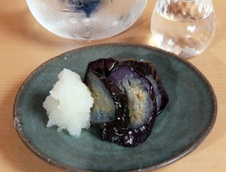「ナスの揚げ浸し」揚げ油にごま油をちょい足しで風味アップ