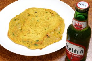 ひよこ豆の粉を使った「パジア」 おいしさの決め手は水加減