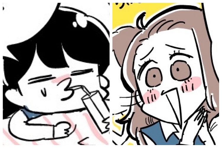 だら先輩とギャルちゃん（漫画:若林杏樹）