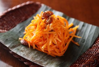 「ニンジンとレーズンのクミン風味」シンプルな素材と香り