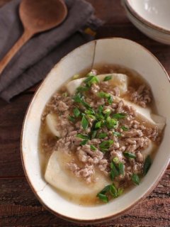 めんつゆLOVE「とろ~り豆腐あんかけ」で寒い日はポカポカに