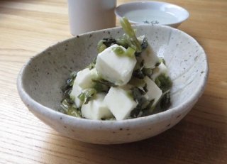 「チーズの葉わさび和え」ダイエット中の人にもお勧めしたい