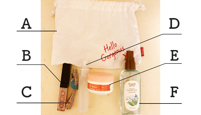 全然使っていなかったサブメイクポーチとその中身／（写真:canちゃん）