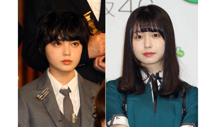 長濱（右）卒業発表後、全国握手会ミニライブ3会場を約2年ぶりに完遂した平手（左）／（Ｃ）日刊ゲンダイ