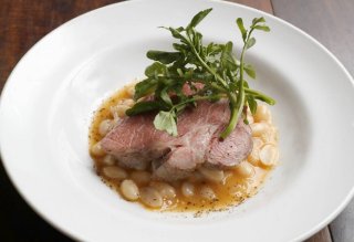 「豚肩ロースロティ～白インゲン豆トマト煮」お酢でさっぱり