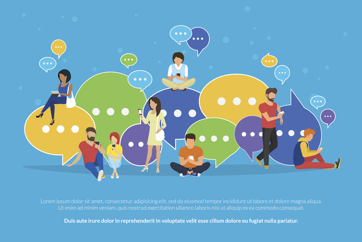 グループLINEで目立つにはどうする？（写真:iStock）