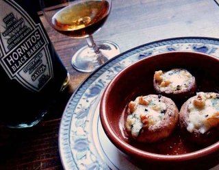 トースターで極上おつまみ「しいたけのブルーチーズ焼き」