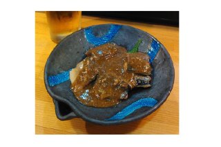 「イワシのうまみ焼き」味噌を加えてハラワタの苦味を堪能!