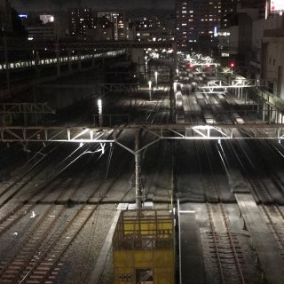 夜の線路 2020.8.31(月)