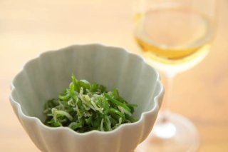 「万願寺唐辛子 じゃこ炒り」熱々のご飯に混ぜても美味しい