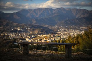 故郷をのぞむベンチで 2021.1.16（土）