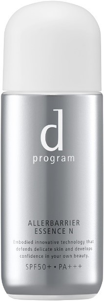 d プログラム アレルバリア エッセンス N＜敏感肌用 日中用美容液＞ 40mL SPF50+・PA+++ 希望小売価格3,000円（税込3,300円）商品詳細：https://www.shiseido.co.jp/dp/allerbarrier/