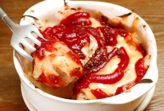 「つくねピザタン」ピザとグラタンのいいとこ取りメニュー!