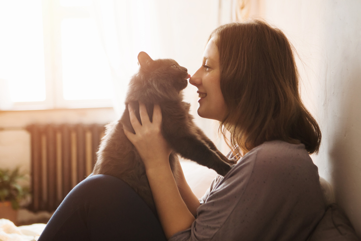 猫がいるだけで幸せ（写真:iStock）