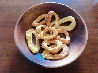 ホットケーキミックスでチュロス作り 2021.8.20（金）