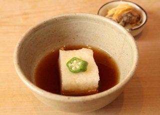 「長芋すりおろしゼリー」トロッとした食感にアサリのうま味