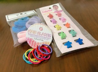 100円ショップのヘアゴムがかわいい♡ 2021.9.4（土）