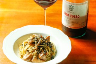 「柴漬けアーリオ・オーリオ」ワインに合う人気賄いメニュー