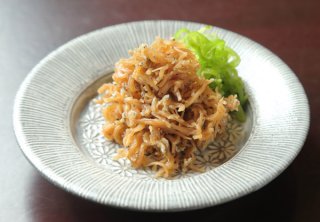 「ちりめんじゃこ山椒煮」丁寧に極力時間をかけて煮詰める