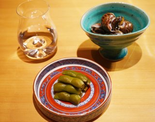 「枝豆あずま煮と梅貝旨煮」普通の枝豆とは味も風味も別物!