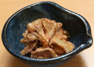「キノコと明太子和え」コツは明太子を余熱で和えること