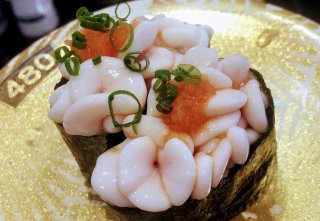 本白子のご登場です（C）コクハク