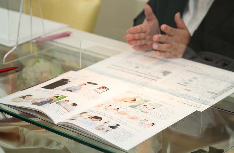 丁寧に説明してくれるコンシェルジュ