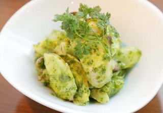 「タコとセロリのさっぱりグリーンソース」市販品で簡単に♡