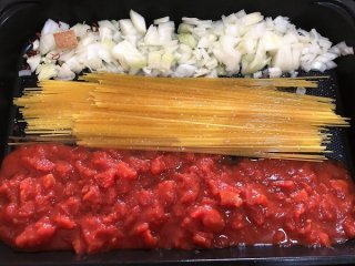 ホットプレート料理「時短トマトパスタ」 2022.3.19（土）