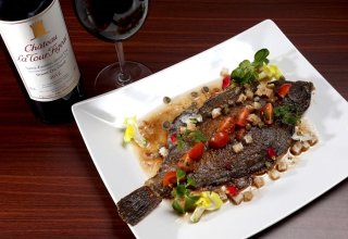 「真子ガレイのムニエル」ゴージャスな見た目でホムパにも◎