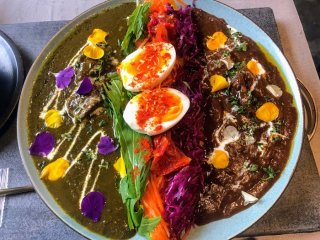 お花畑だ！かわいすぎるカレーにうっとり♡ 2022.4.21（木）