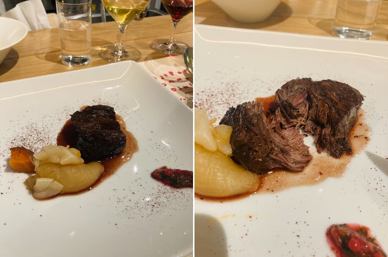 早く食べたい一心でビミョーに手ブレしてしまいました…（C）日刊ゲンダイ