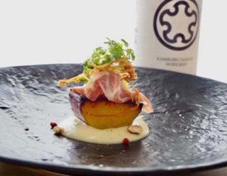 「さつまいものロースト ブルーチーズソース」レンチンで♪