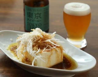 「オニスラチーズ奴 カレー醤油がけ」豆腐やっぱり偉大なり