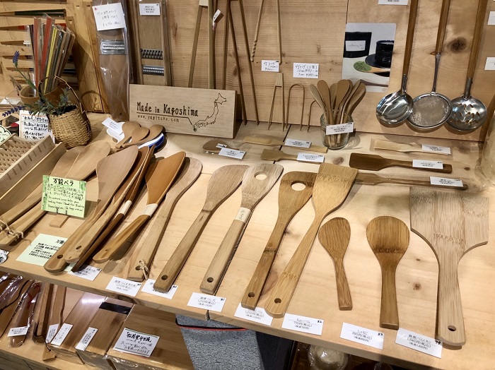 手になじむ竹製のキッチン用品（Ｃ）コクハク