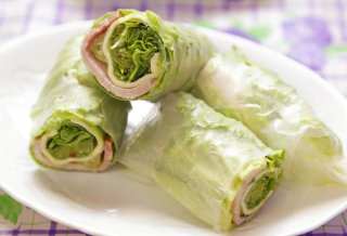 「ハムとレタスとチーズの生春巻き」おうちで気軽に生春巻き