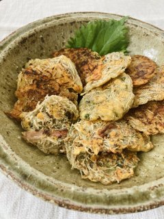 大葉も再利用（苦笑）