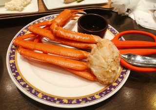 ※蟹の提供はディナーのみ（Ｃ）コクハク