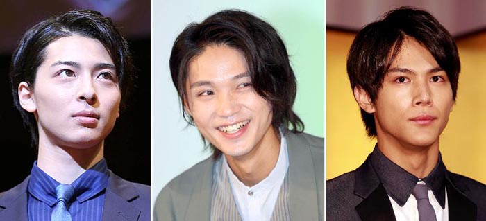 この3人はどう見たってイケメンですけれども（C）日刊ゲンダイ