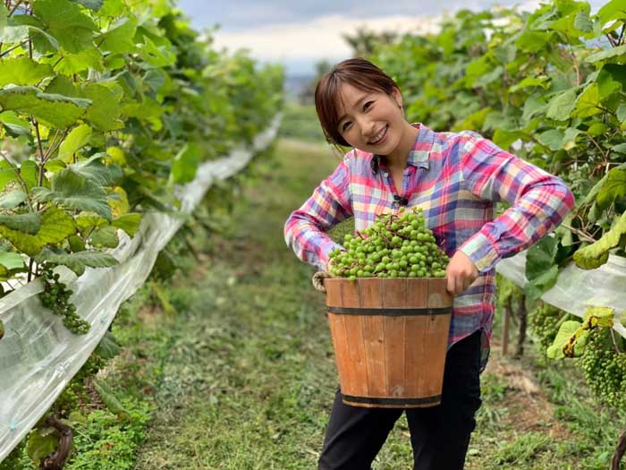 ワイン造りを体験させていただいた時の1枚＠山梨県南アルプス市（写真:市野瀬瞳）