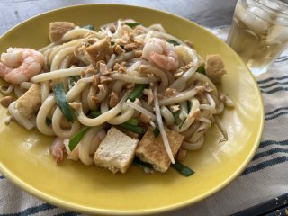 【レンジで作るパッタイ風うどん】エスニック欲を満たしたい