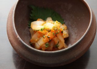「イカの雲丹醤油つぶつぶ和え」ここぞという日の贅沢おつまみ