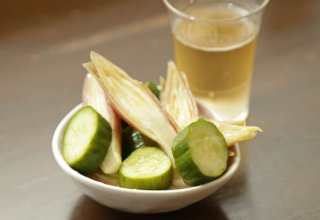 泡に合う! きゅうりとみょうがのピクルス 柚子こしょう風味