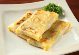 モチシャキ♪福建省の料理「肉ともやしと野菜のクレープ巻き」酒止まらん