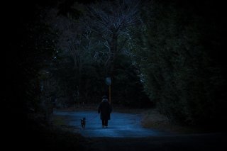 月明かりに照らされて いい距離感で歩く 2023.2.20（月）