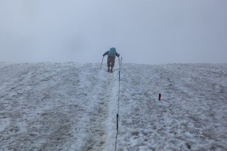 この斜面を登った先には、また斜面が… 2023.1.9（月）