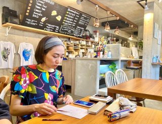 うちの猫の「中身」をその場で描き出す ライブペインティングが楽しい！