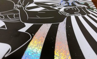 消しカスが大量発生（C）コクハク